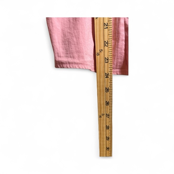 Zara Women's Pink Button Down Long Sleeve Shirt Size XL - Picture 7 of 8